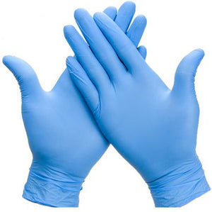 Vinyl Gloves, Powder Free, Blue 100/bx