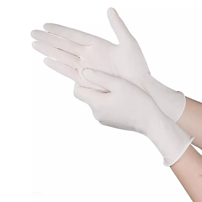 Latex Gloves, Powder Free, Natural